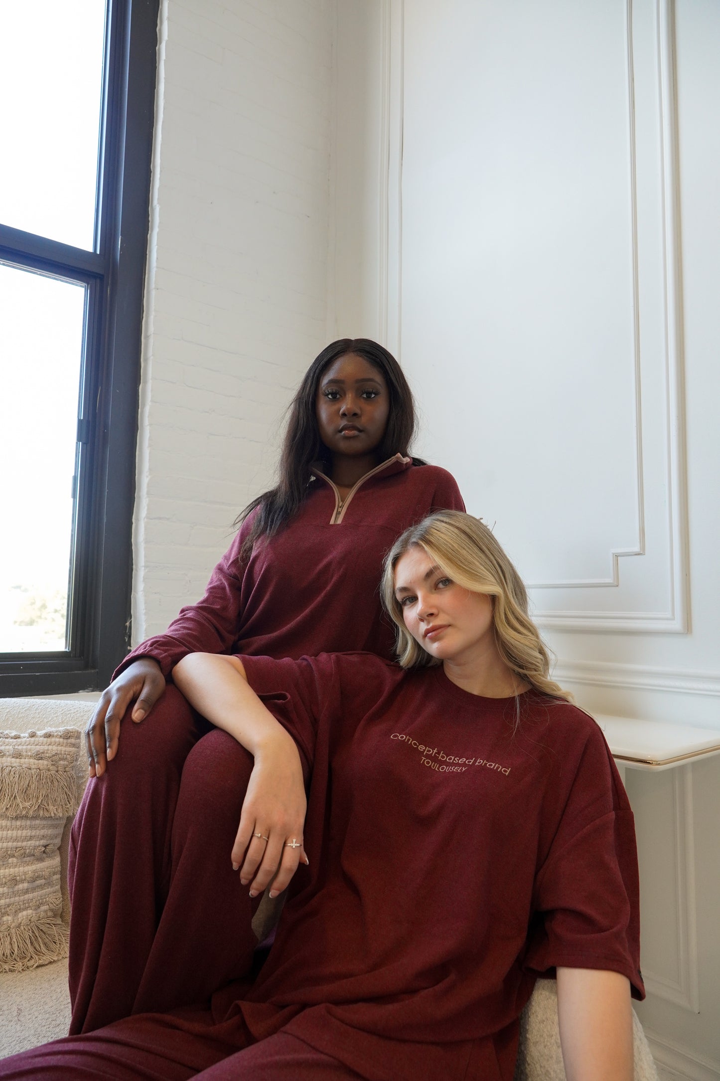 BURGUNDY SOFT T-SHIRTS