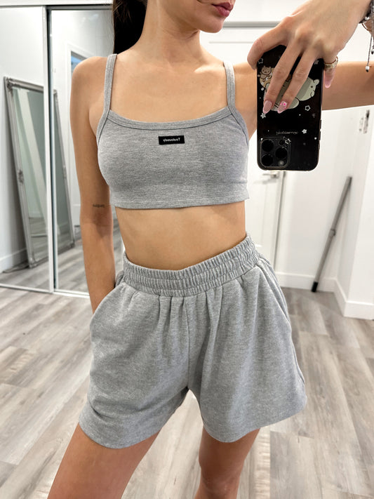 GRAY SOFT CAMI TOP - HUG