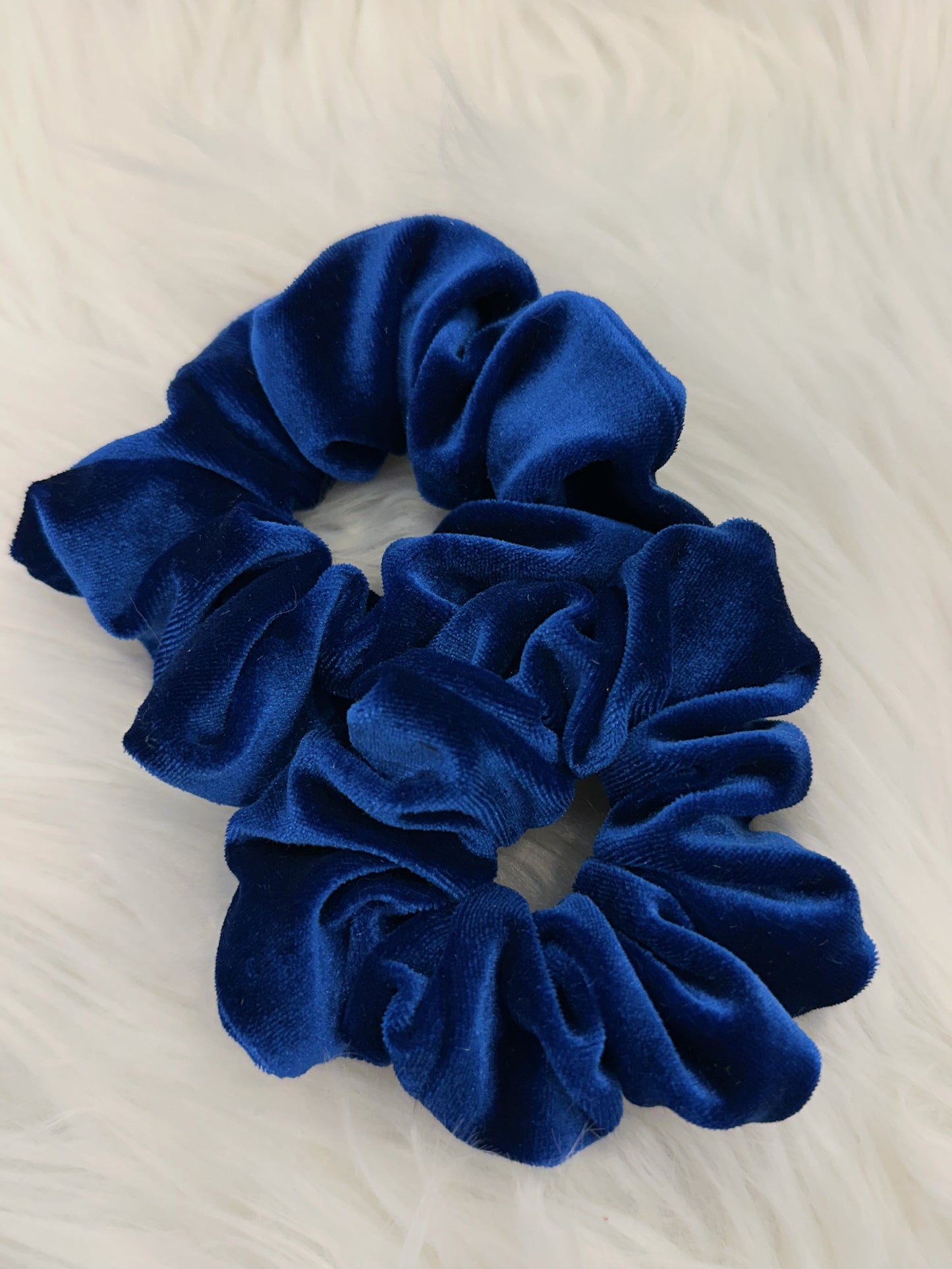 SCRUNCHIES BLEU MINUIT- COUSUS PAR CHLOÉ